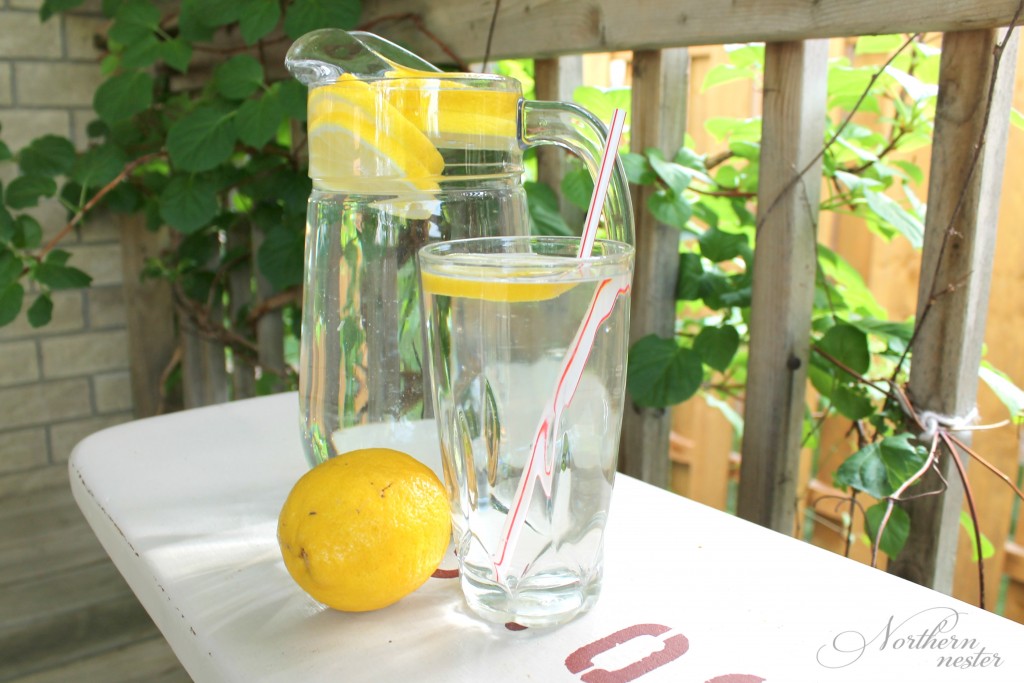 lemon water