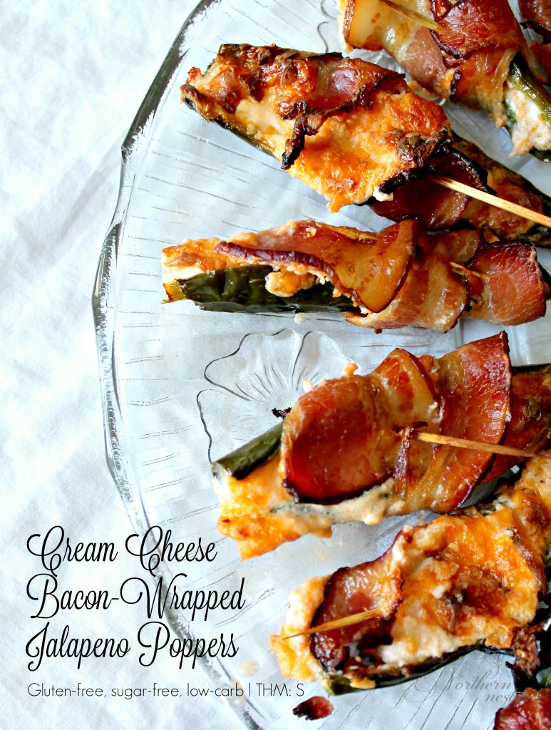 Cream Cheese Bacon Wrapped Jalapeno Poppers Thm S Northern Nester 