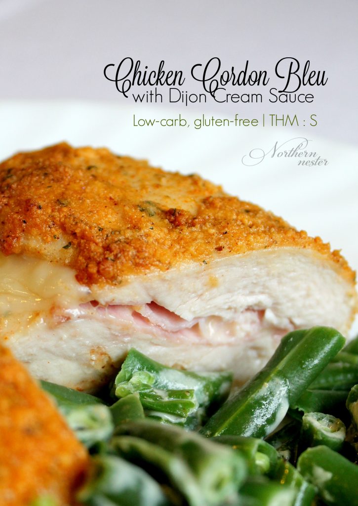 Chicken Cordon Bleu with Dijon Cream Sauce | THM: S - Northern Nester