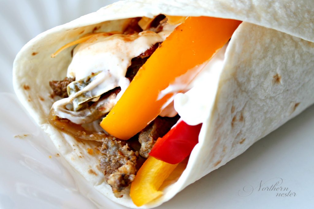 slow-cooker-steak-wraps