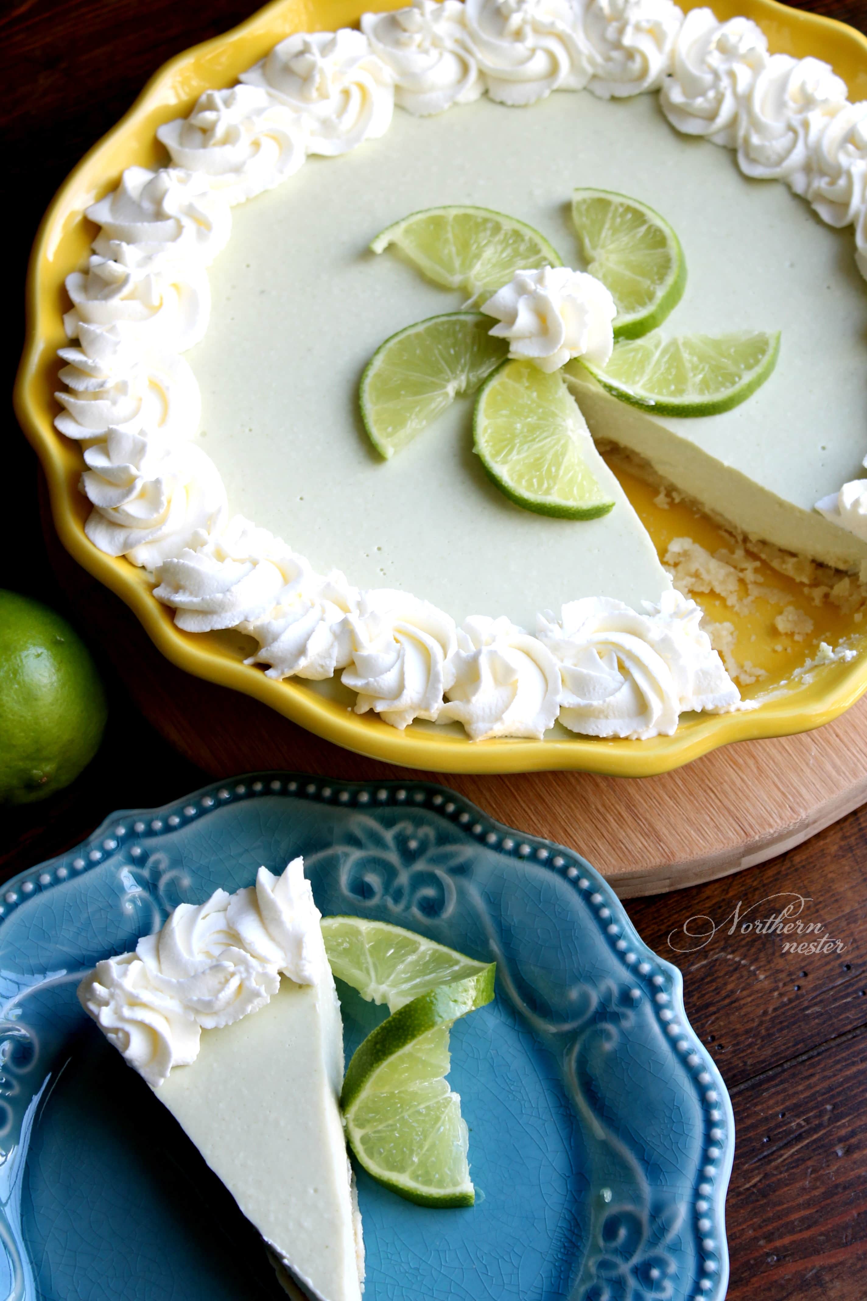 Low Carb Key Lime Pie | THM: S - Northern Nester