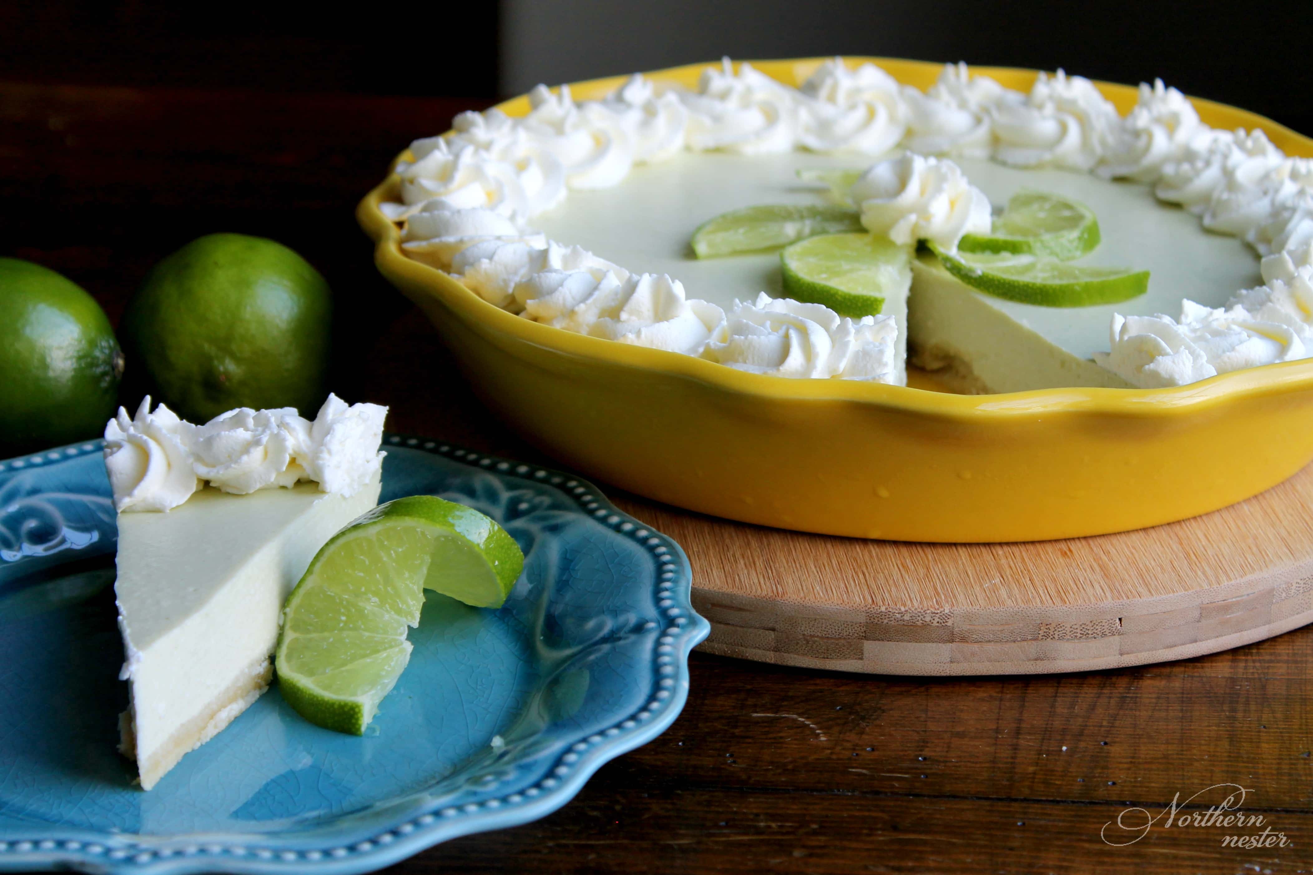 Low Carb Key Lime Pie | THM: S - Northern Nester