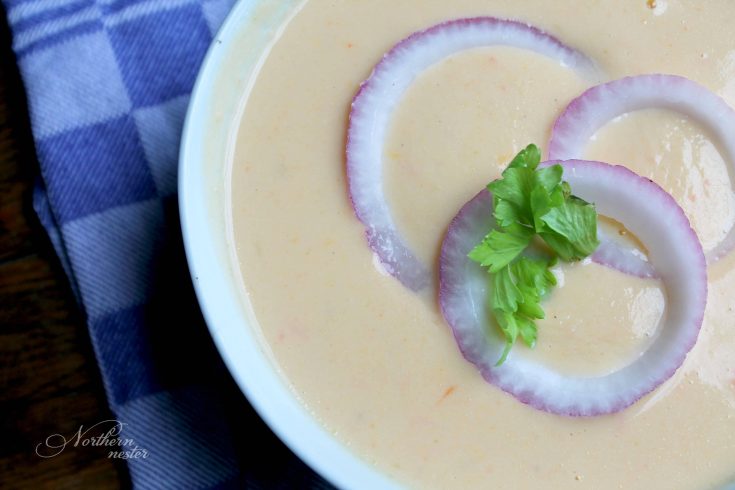 Cheesy Cauliflower Soup | THM: S