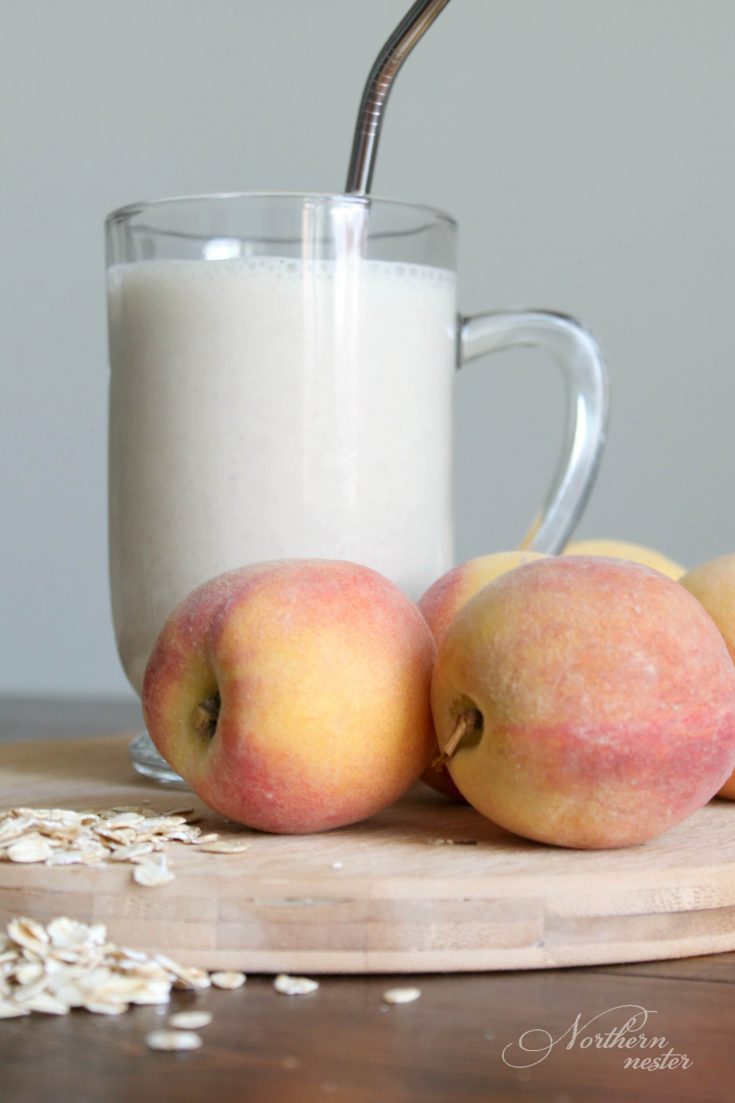 Peach Pie Smoothie | THM: E