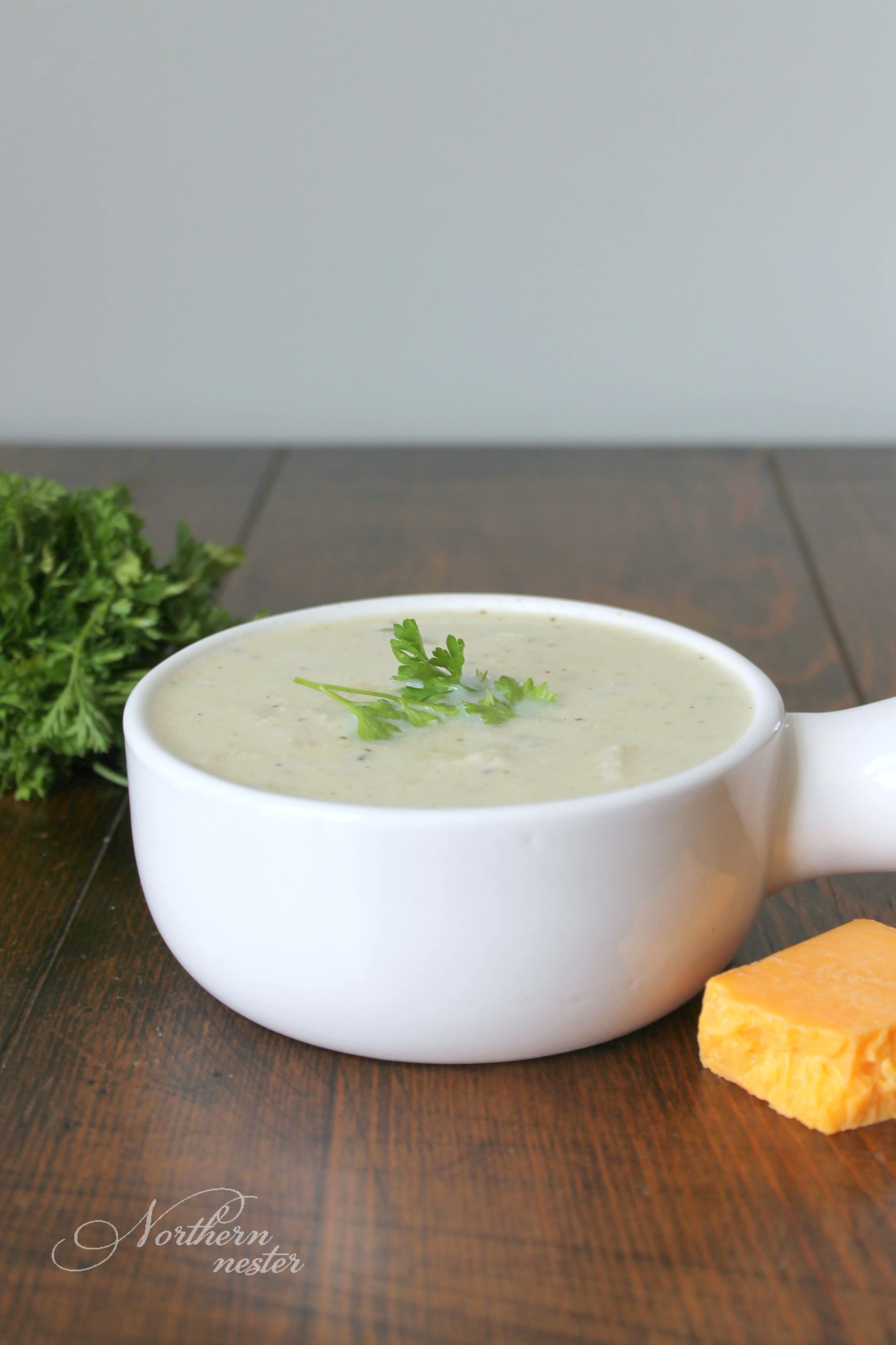 Low-Carb Cream of Chicken Soup | THM: S - Northern Nester