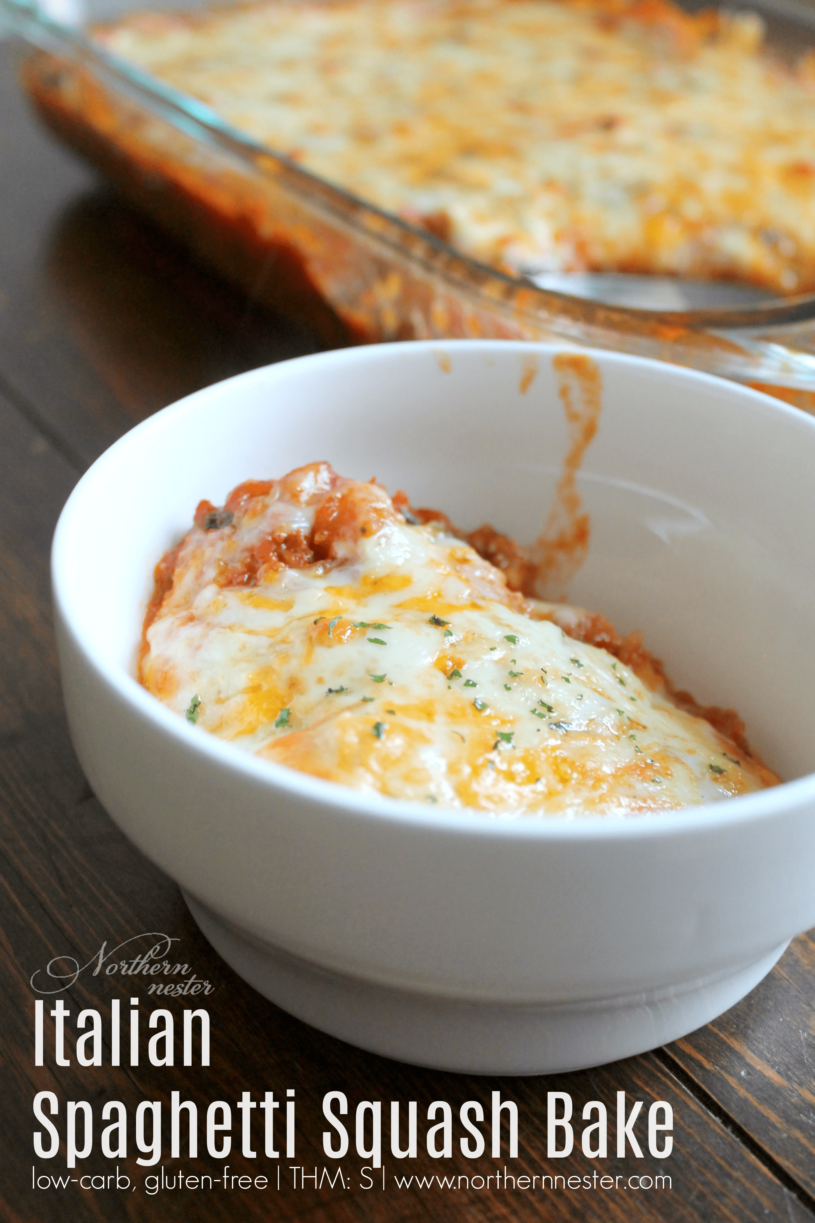 Italian Spaghetti Squash Bake | THM: S - Northern Nester