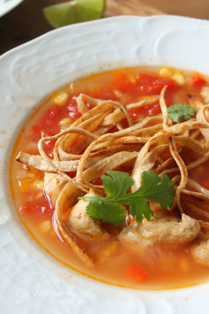 Chicken Tortilla Soup | THM: E