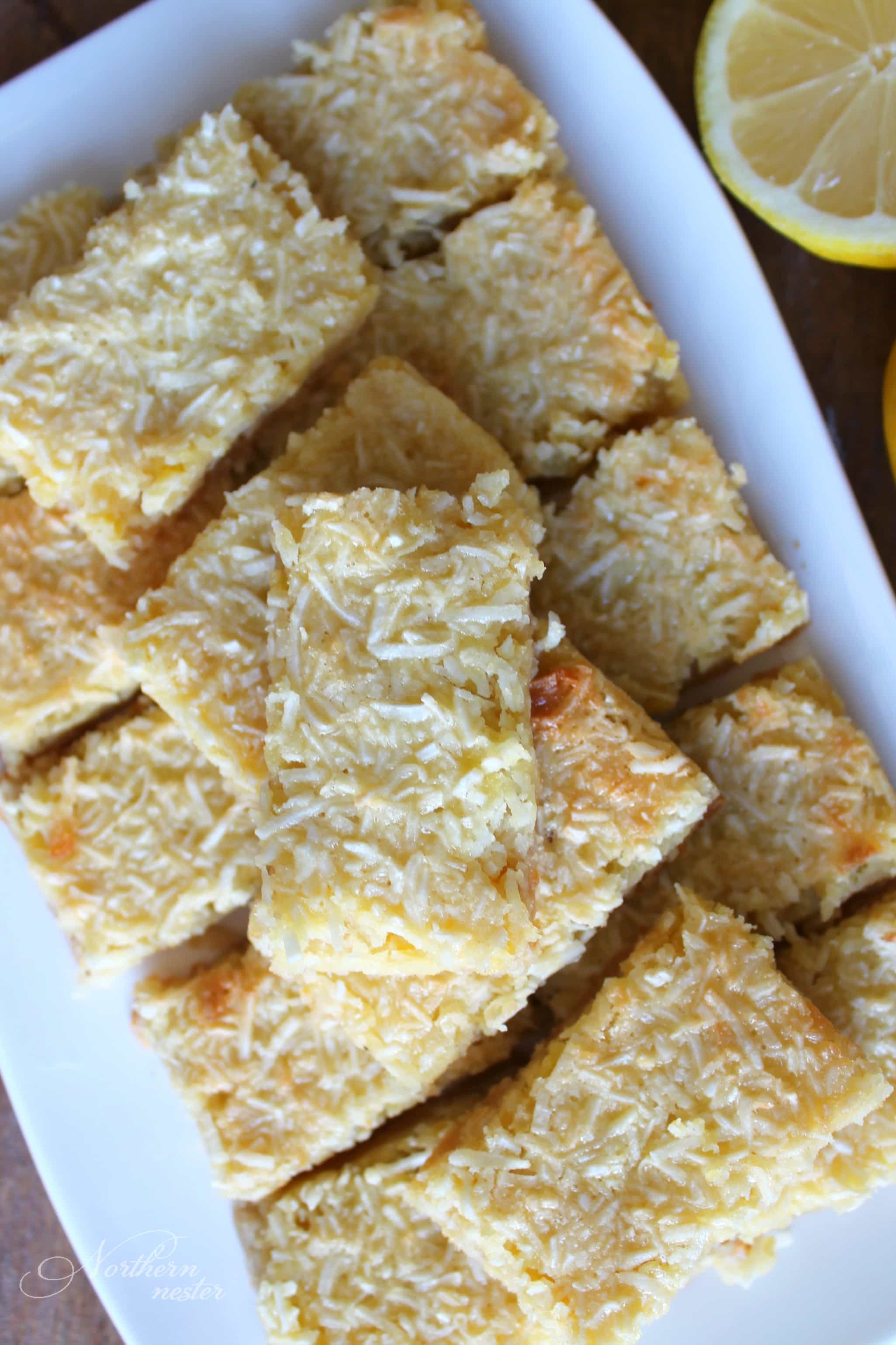 Lemon Coconut Bars | THM: S - Northern Nester