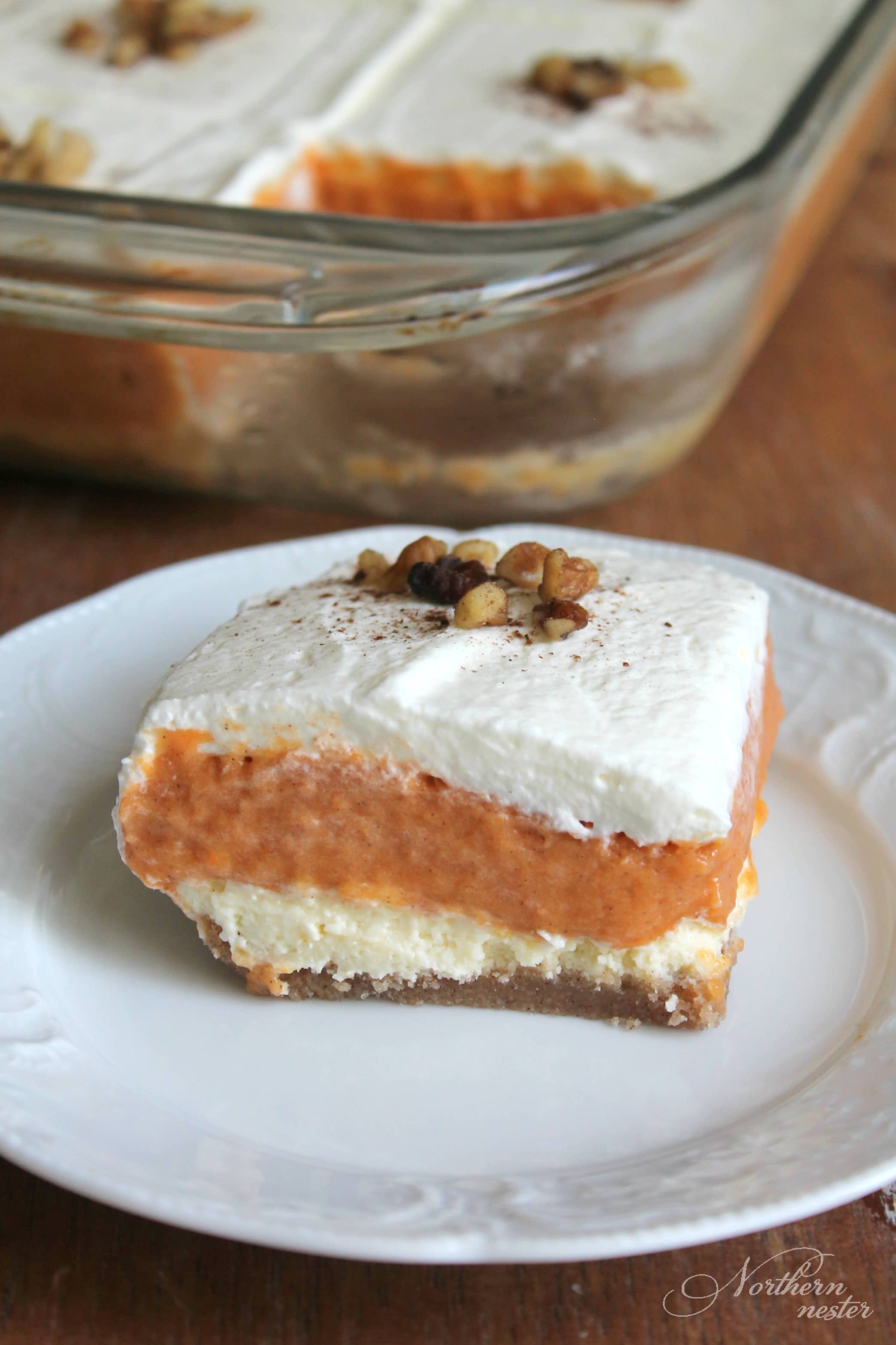 Low Carb Layered Pumpkin Dessert | THM: S, Keto, GF - Northern Nester