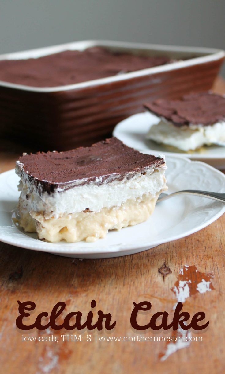 Low-Carb Eclair Cake  | THM: S