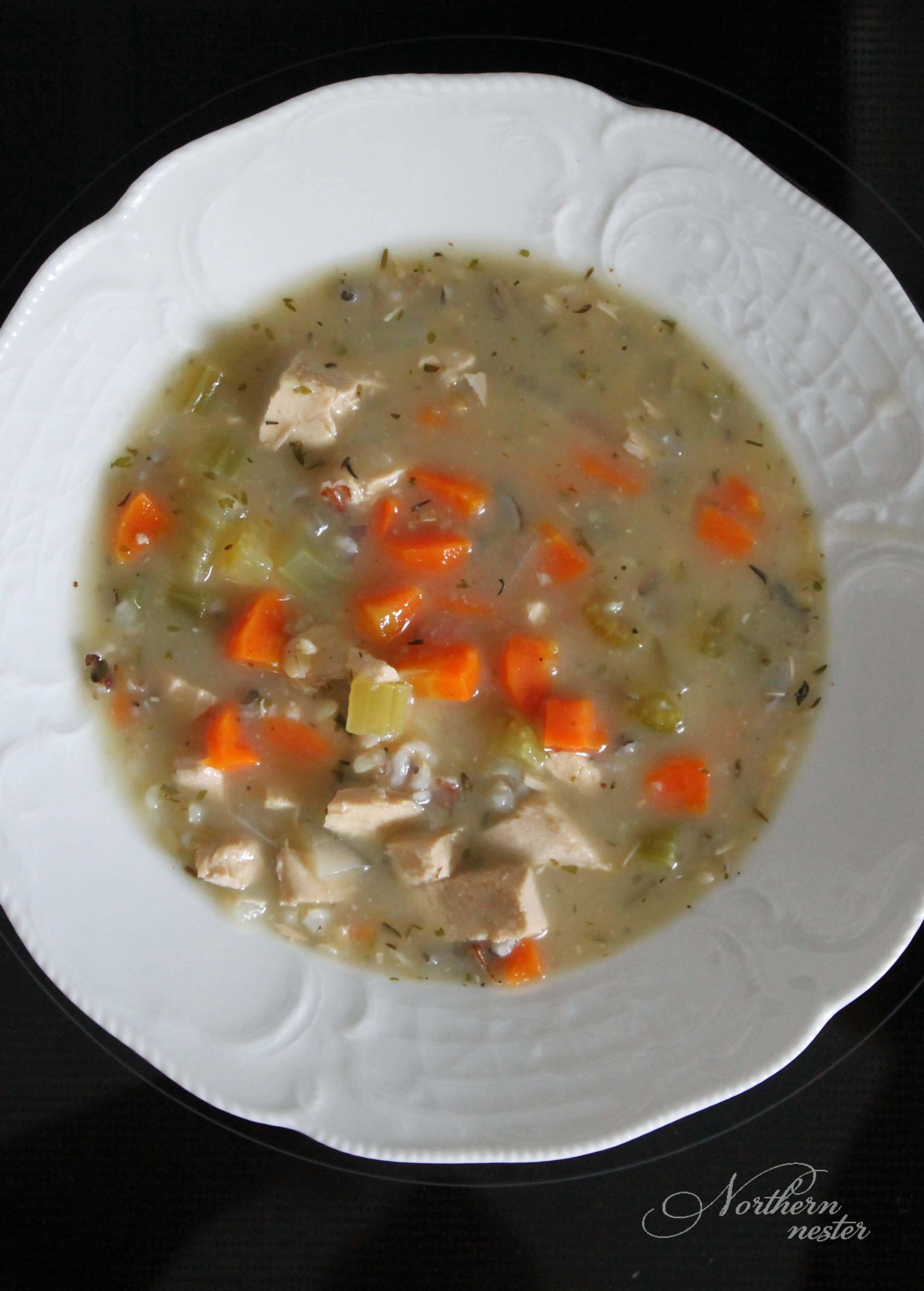 Creamy Chicken and Wild Rice Soup – Mother Thyme