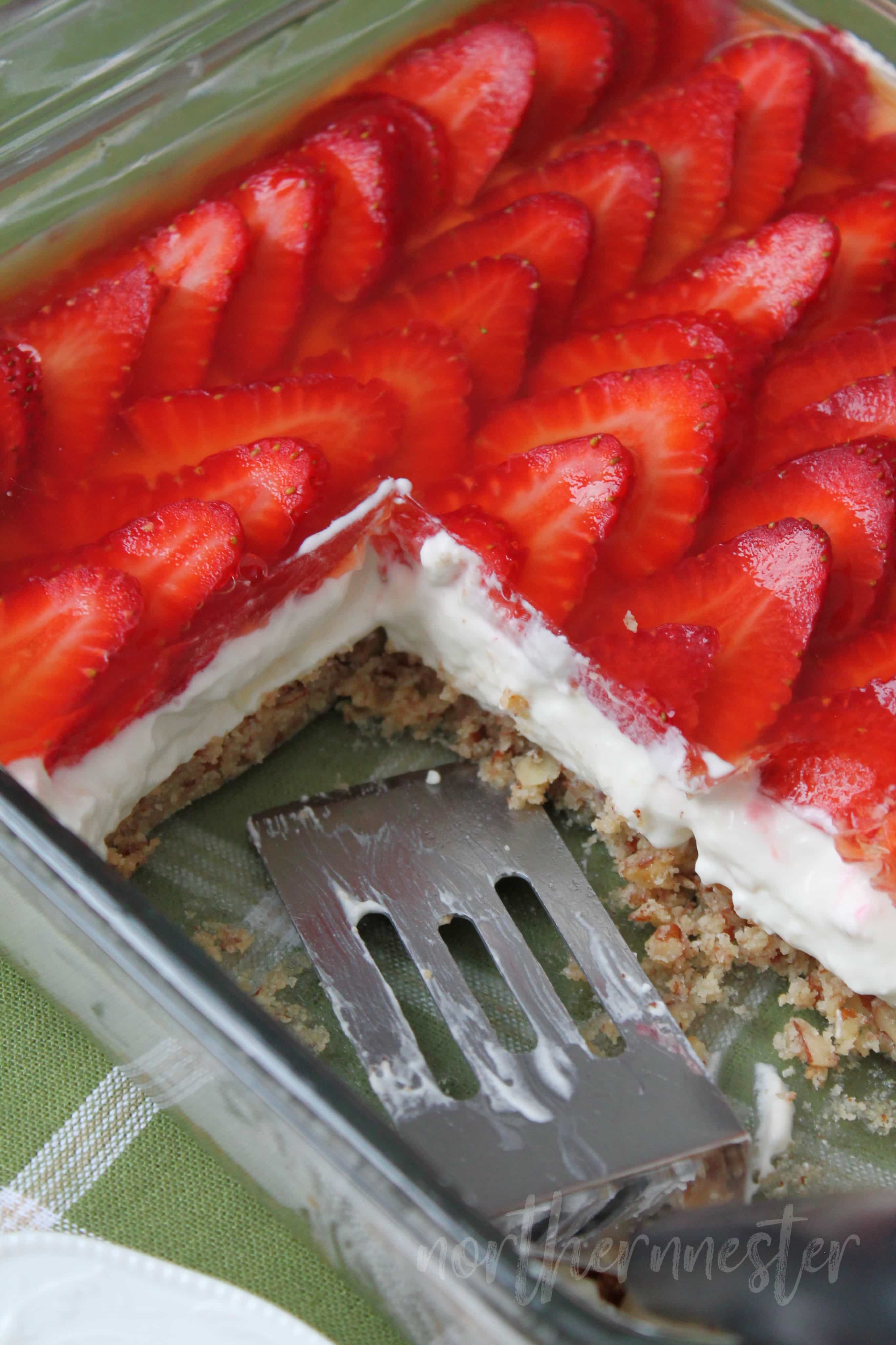 Low Carb Strawberry Pretzel Dessert Thm S Gf Keto Northern Nester 