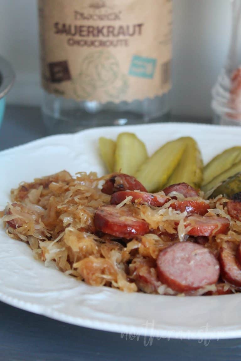 10 Minute Sausage & Sauerkraut Northern Nester