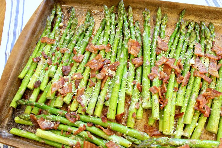 Bacon Parmesan Roasted Asparagus Thm S Northern Nester