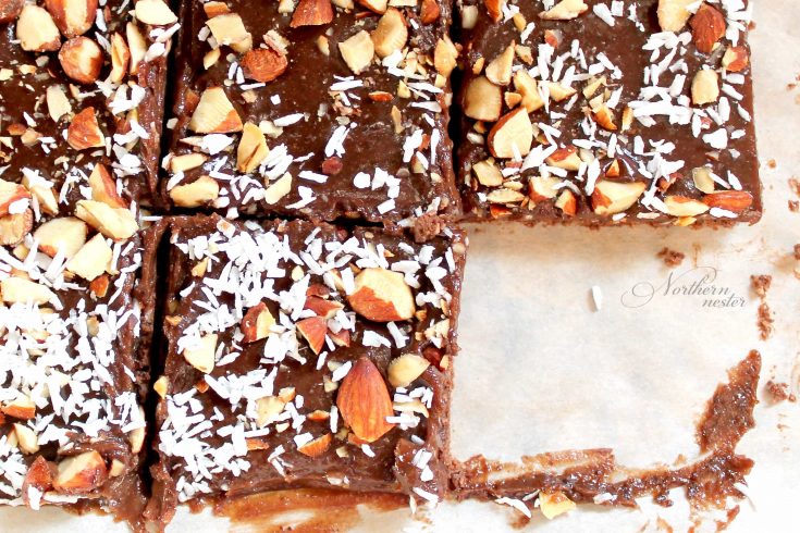 Salted Chocolate Almond Bars | THM: S