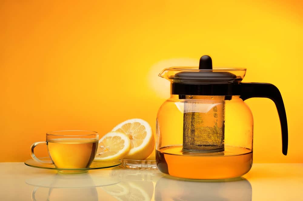 CnGlass Glass Teapot with Removable Stainless Steel Infuser