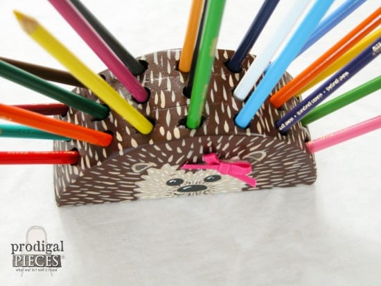 Hedgehog Pencil Holder