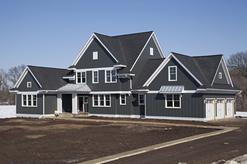 Dark Gray Siding With White Trim Exterior Color Selections Northern Nester